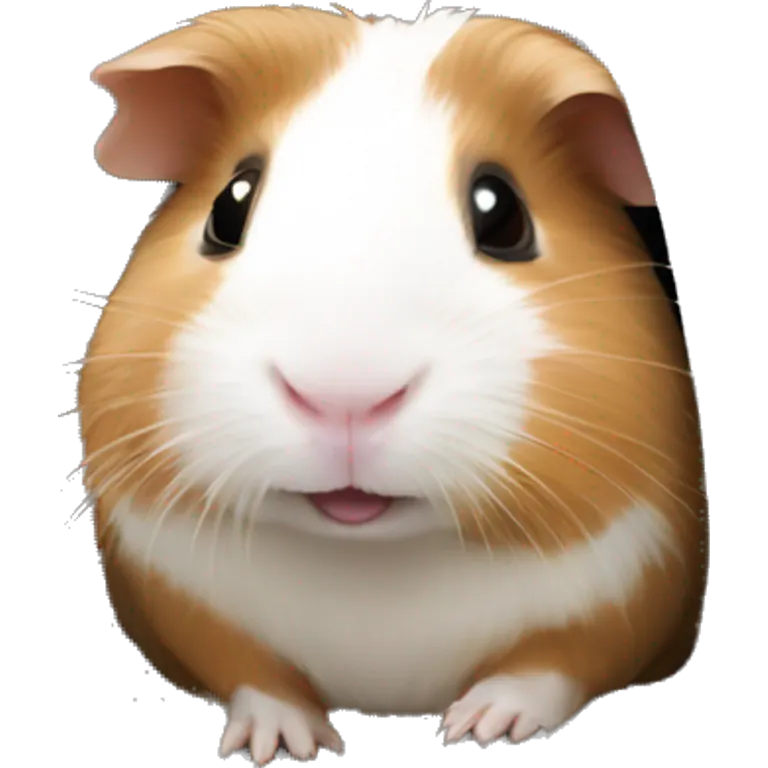 Guineapig in a tunnel very cute but realistic emoji