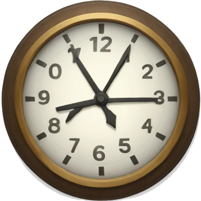 Clock emoji