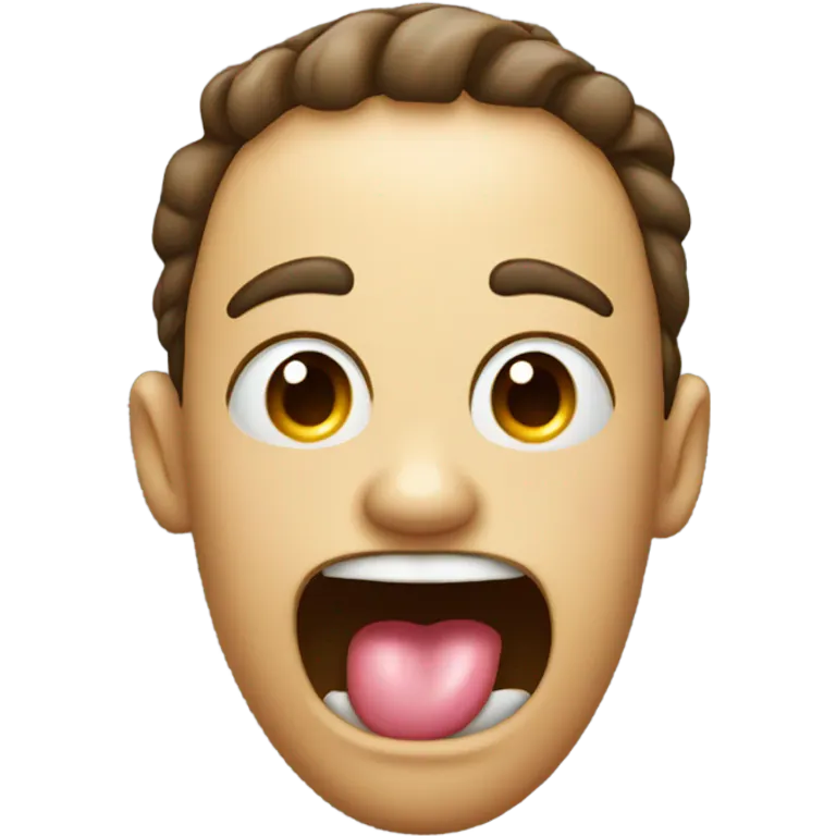 emoji tongue out drooling and eyes out emoji
