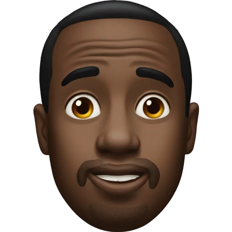 P Diddy with milk on his nose emoji