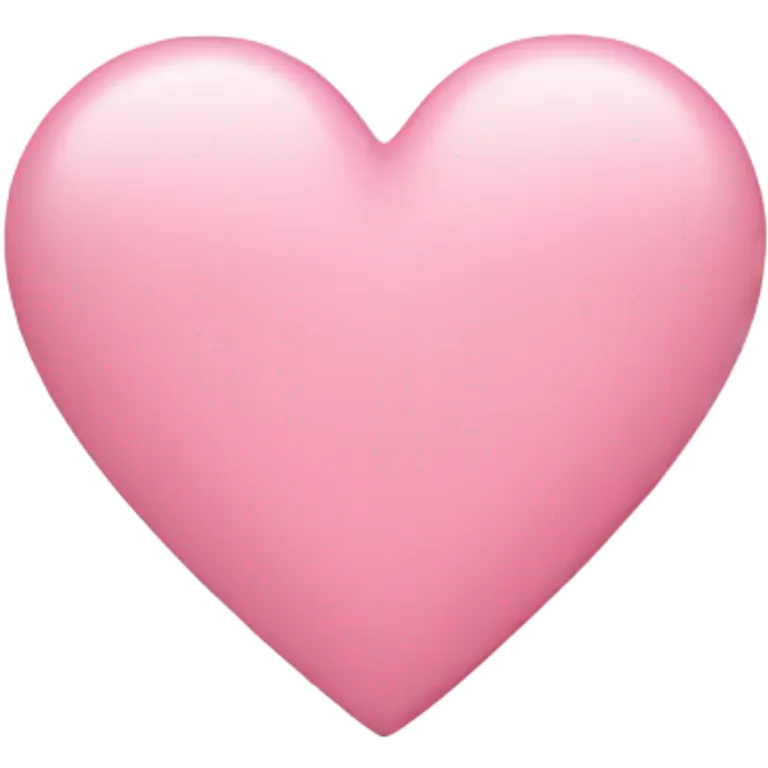 baby pink heart emoji