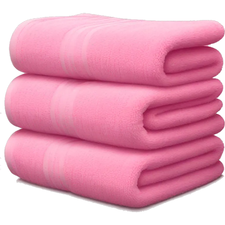 Pink towels emoji