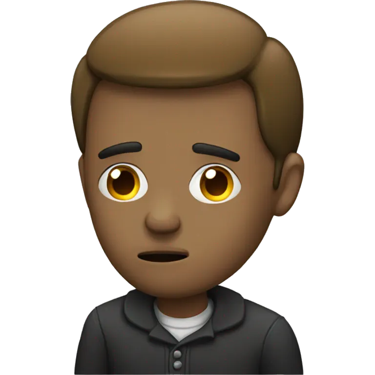 Persona triste con un cigarro  emoji