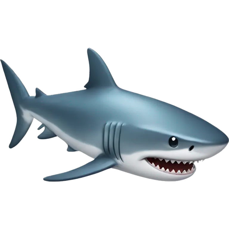 Shark with a bow on its head emoji
