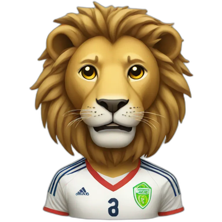 soccer lion emoji