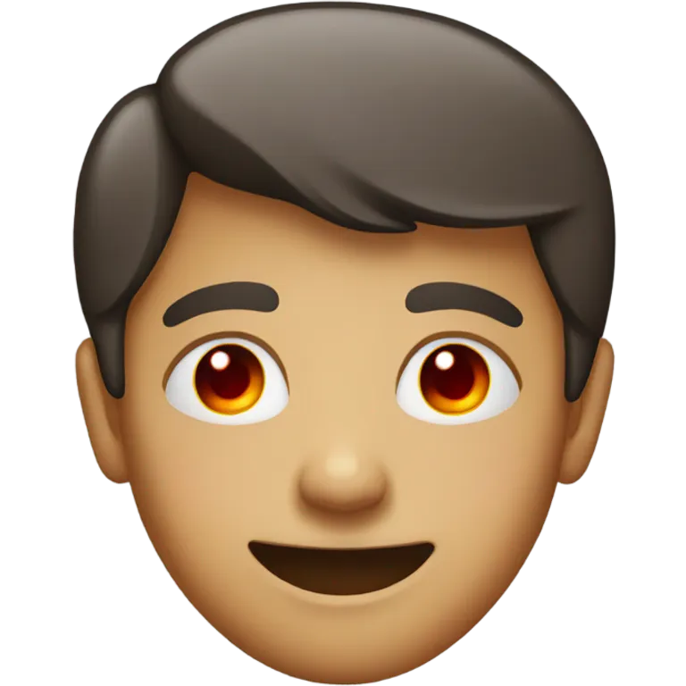 Red eye smiling  emoji