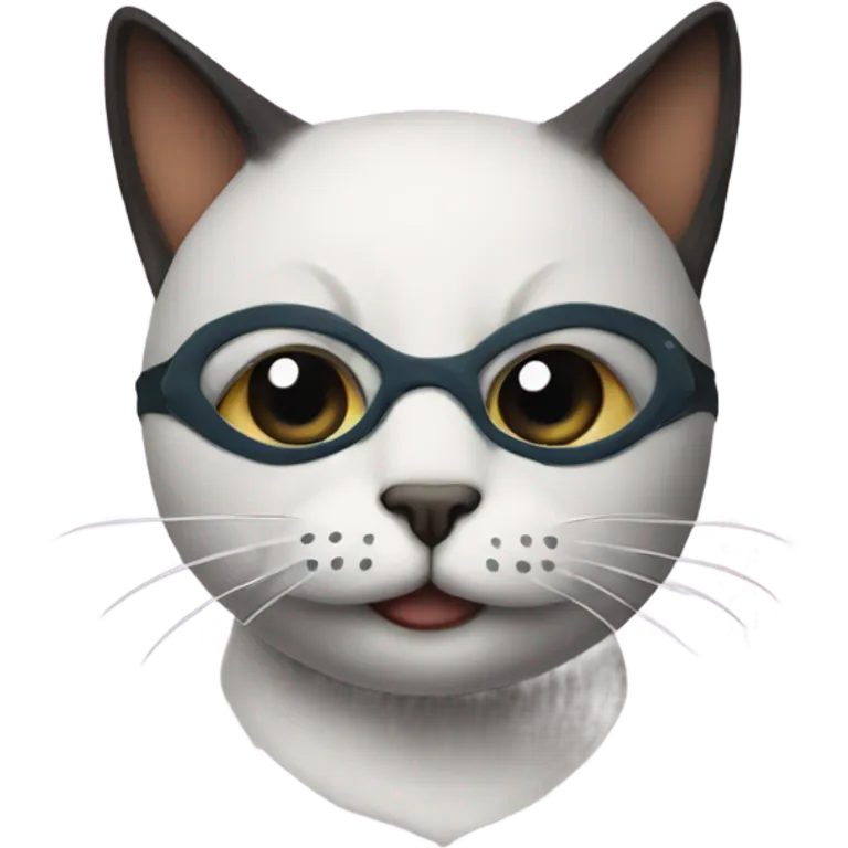 Cat wearing a mask  emoji