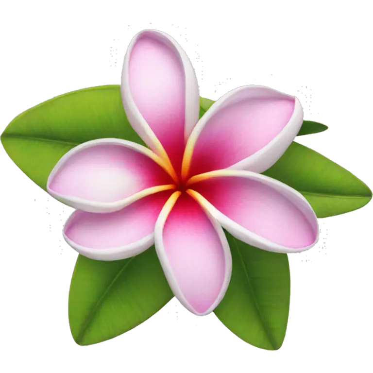 frangipani flower emoji