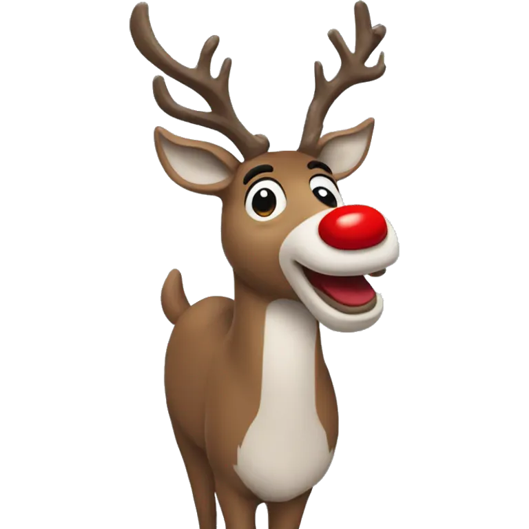 Red Nosed Reindeer emoji