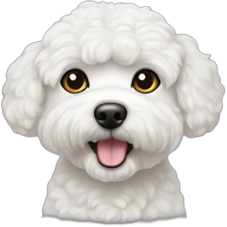bichon maltes blanco emoji