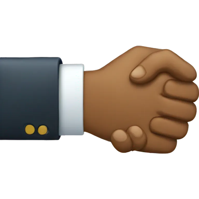 trying to handshake emoji