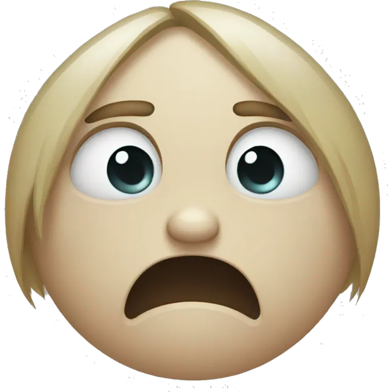 Sad crying emoji