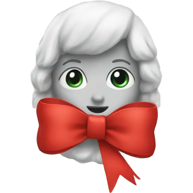 Red bow emoji