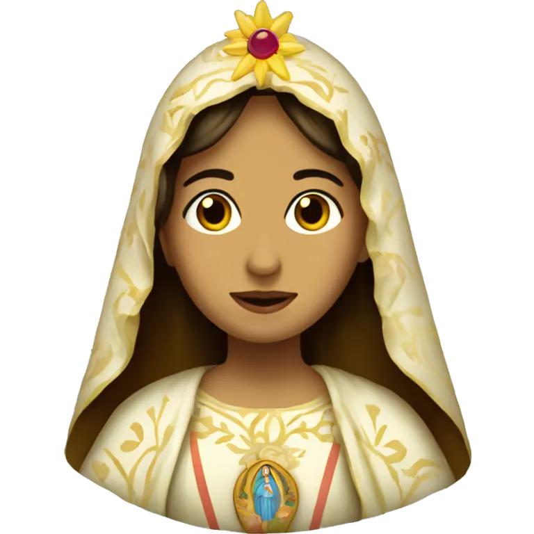 De la virgen emoji