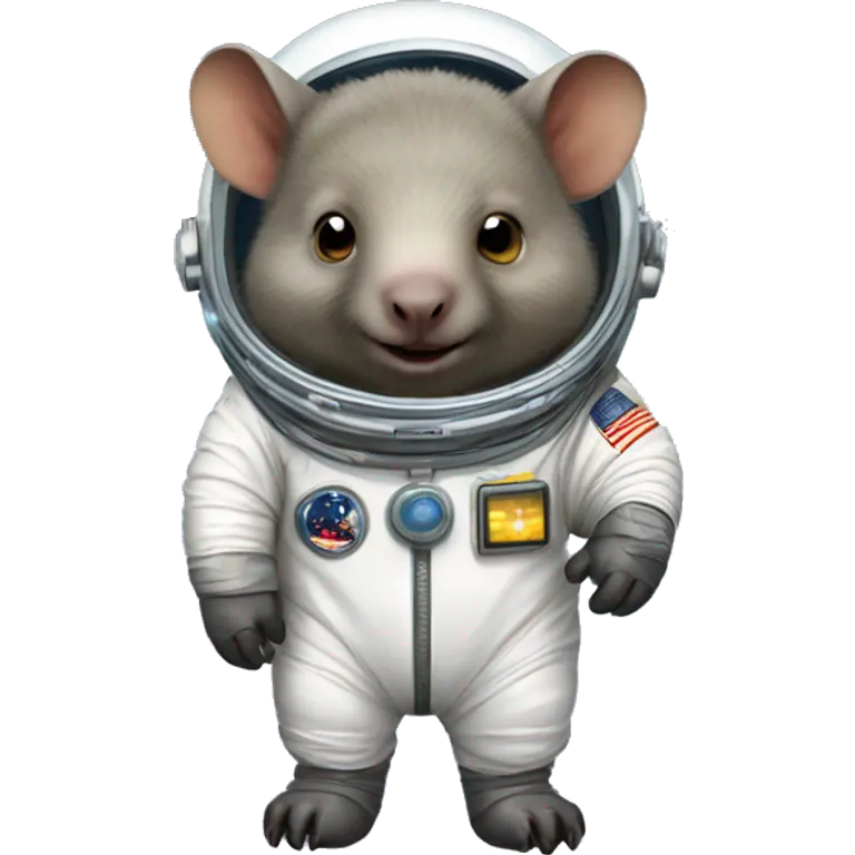 wombat in spacesuit emoji
