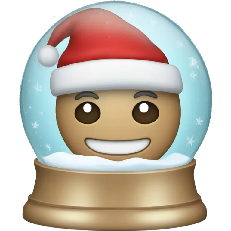 Christmas snowglobe emoji