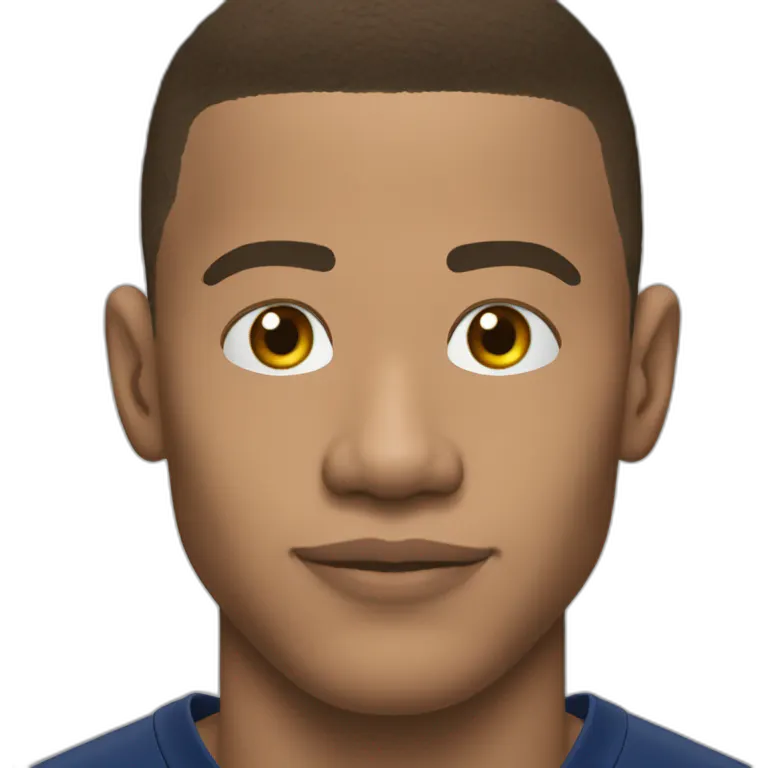 Mbappé qui fait des cœur emoji