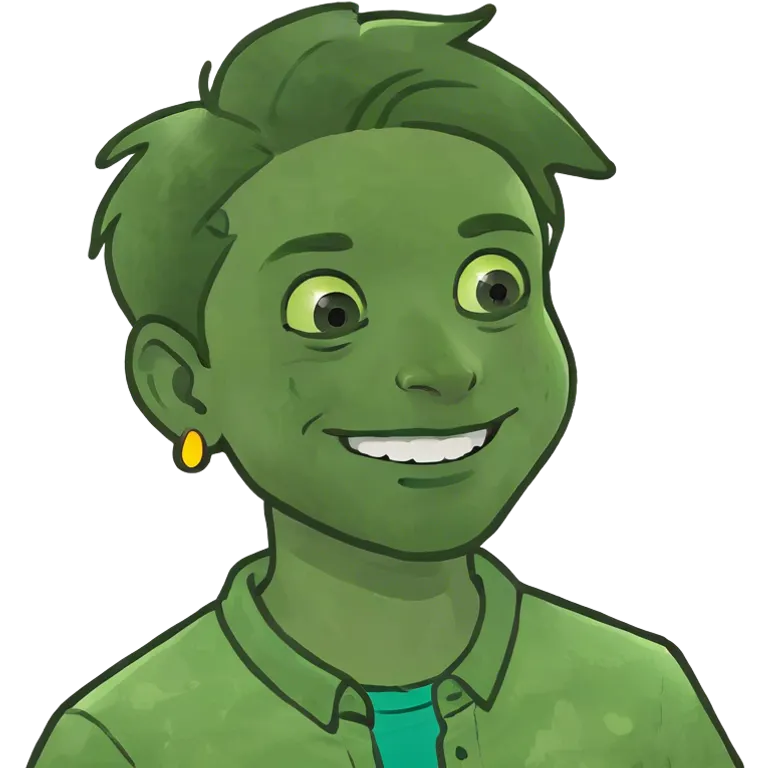 smiling boy with earrings indoors emoji