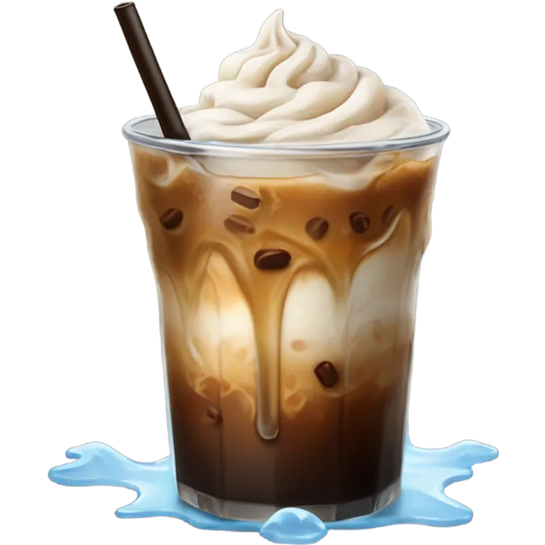 Iced coffee  emoji