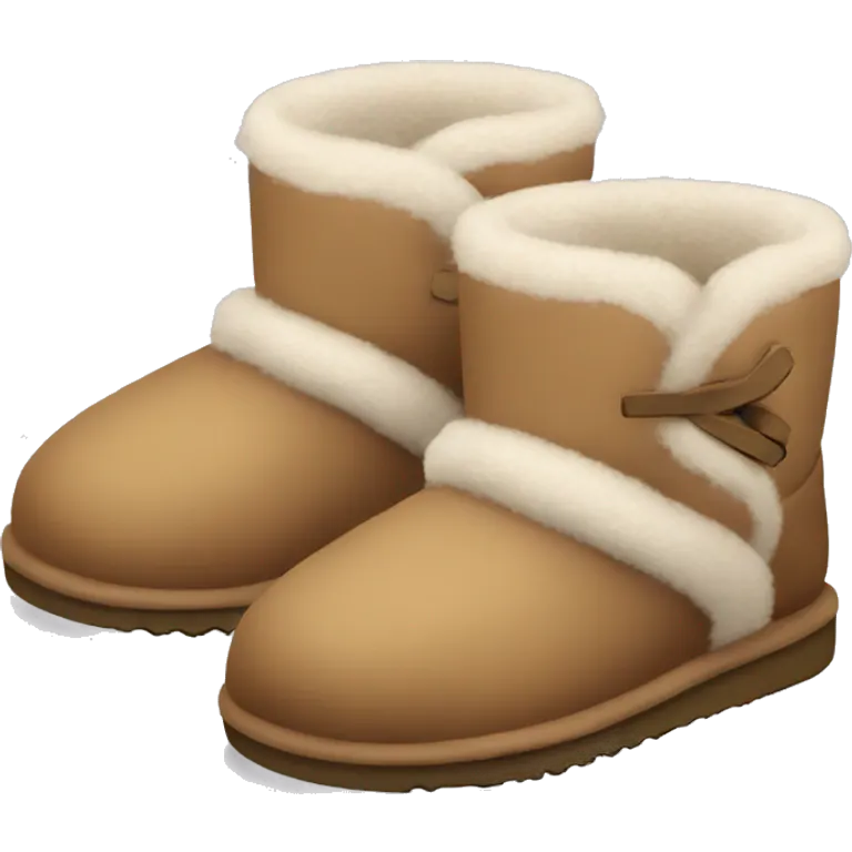 cozy ugg slippers emoji