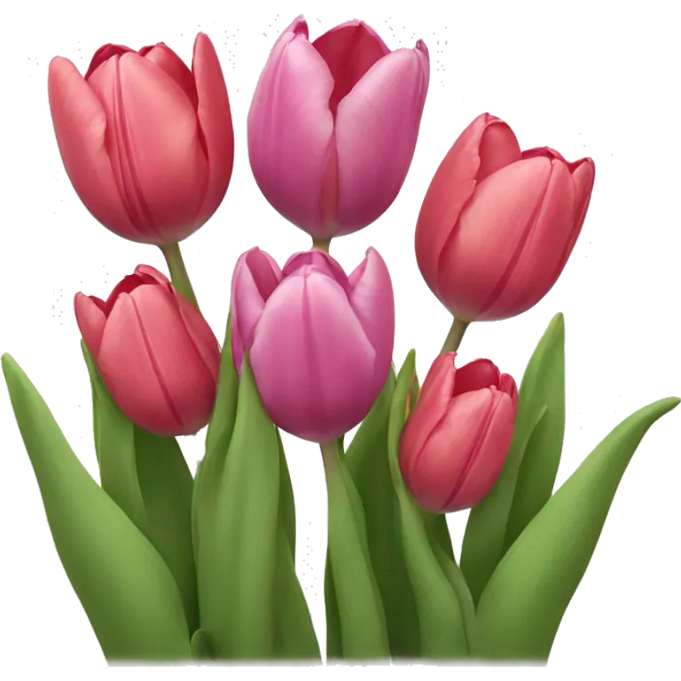 Tulips emoji