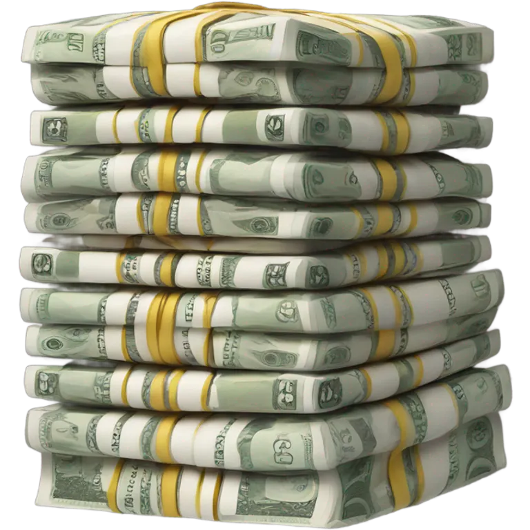 Big money stacks emoji