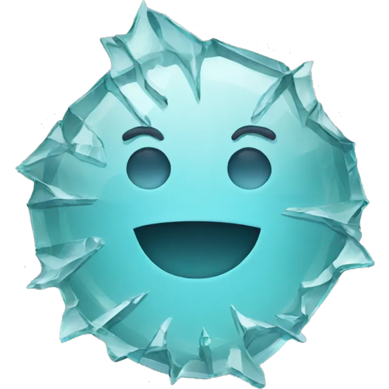 cracked glass emoji