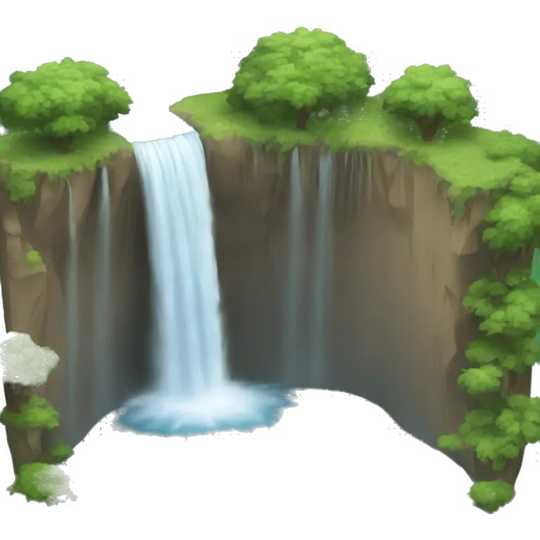 Waterfall emoji