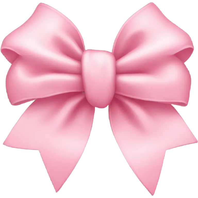 baby pink bow emoji