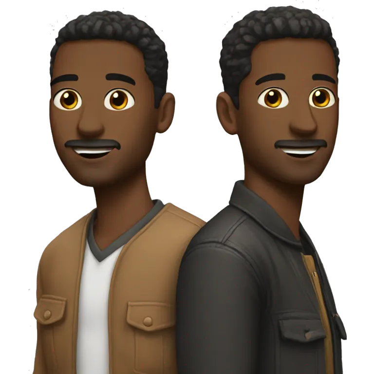2 man duo emoji