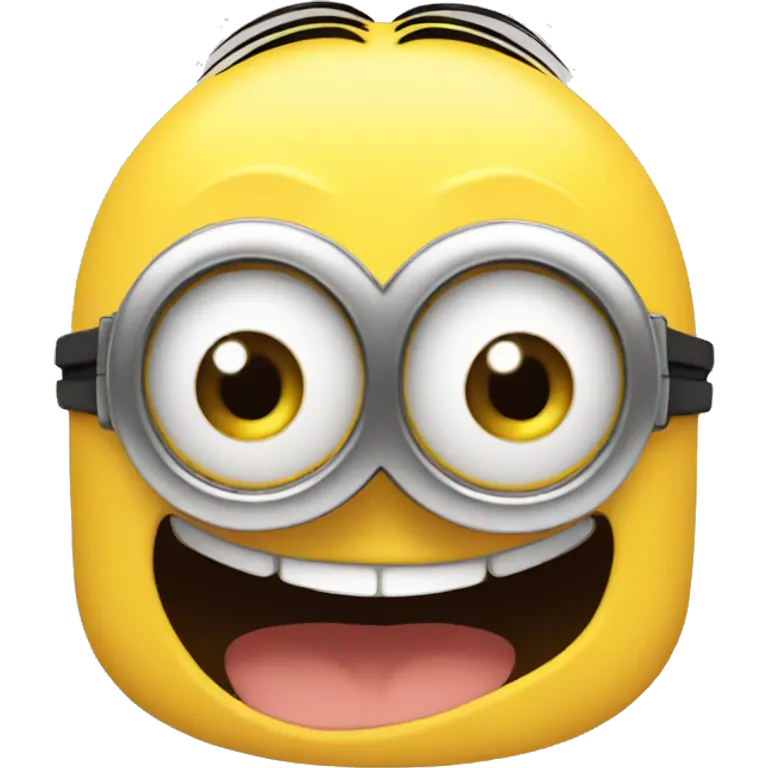 minion head smiling emoji