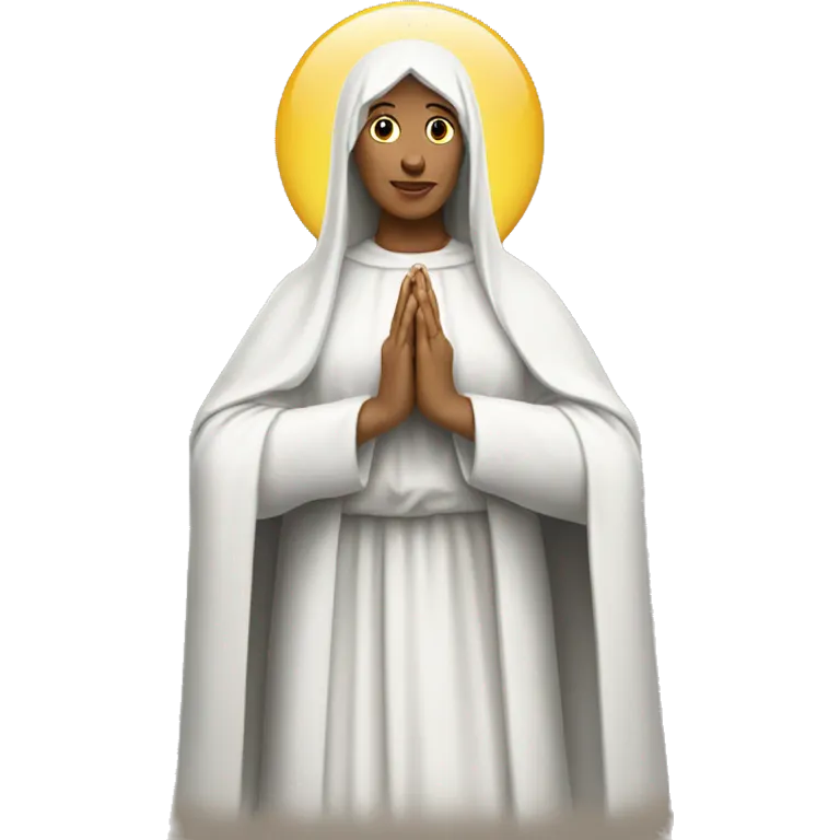 Holy Mary mother of God emoji