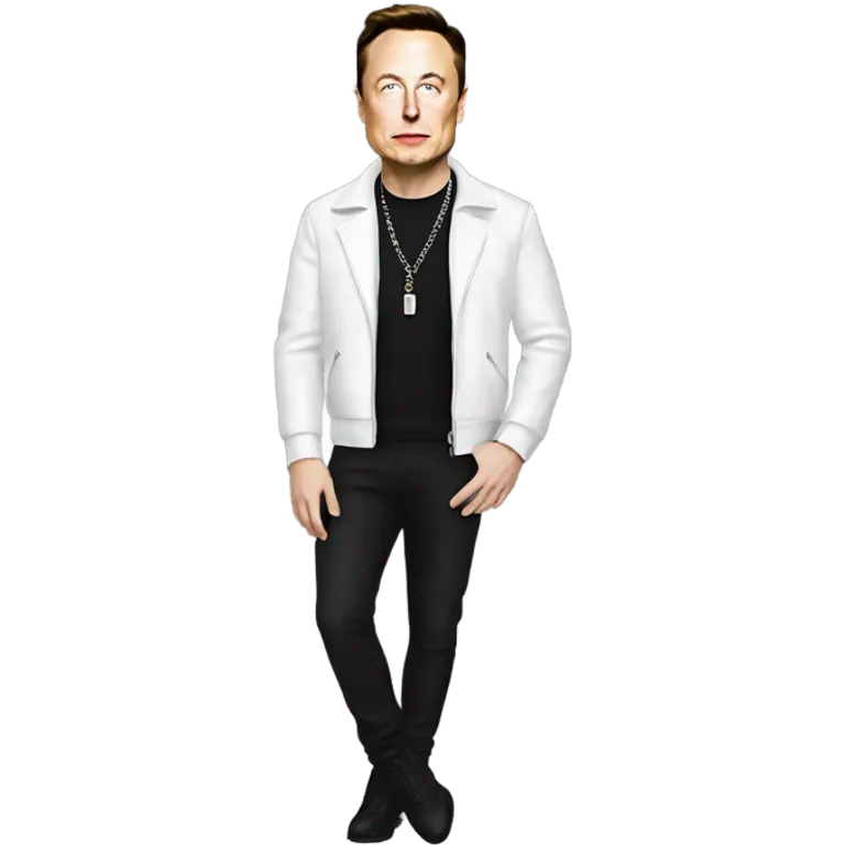 elon musk wearing balenciaga emoji