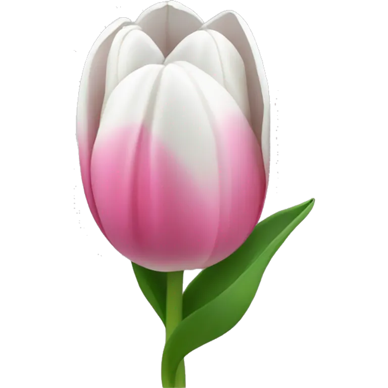Pink and white tulips emoji