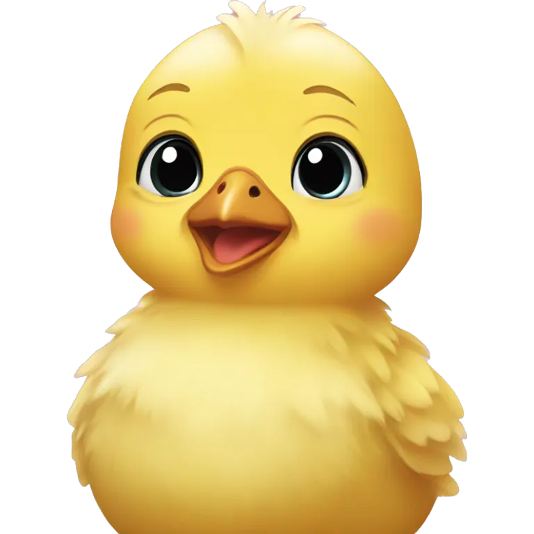 Baby chick love emoji