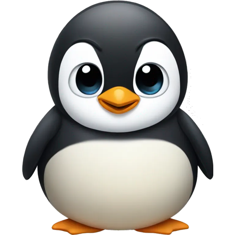 Huge penguin chick emoji