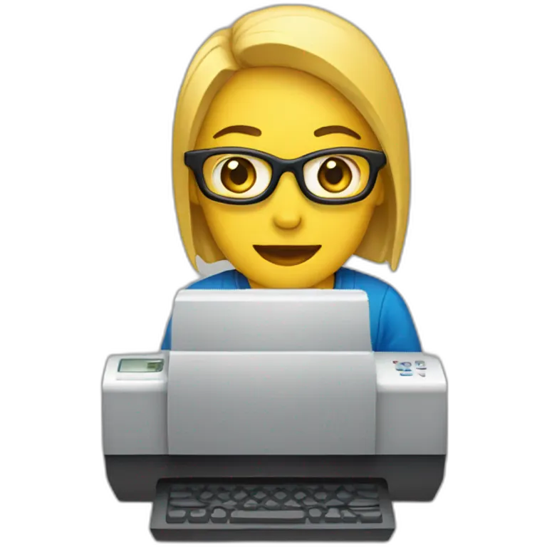 persona con una computadora emoji | AI Emoji Generator
