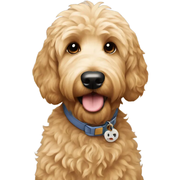 Goldendoodle  emoji
