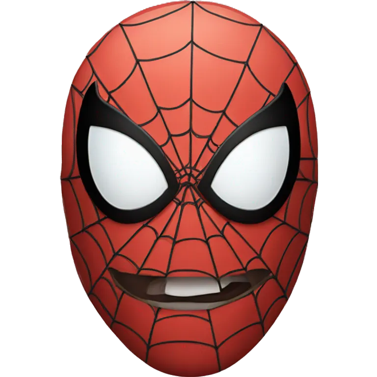 spiderman face emoji