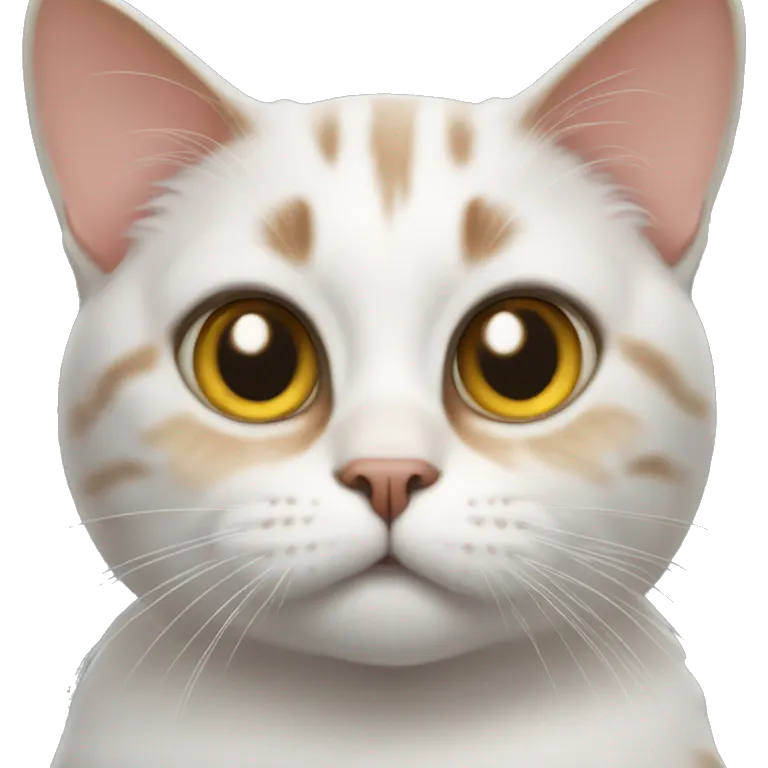 realistic cat looking at viewer emoji