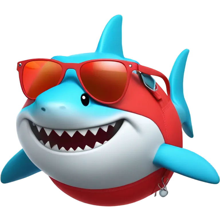 Lifeguard furry shark emoji