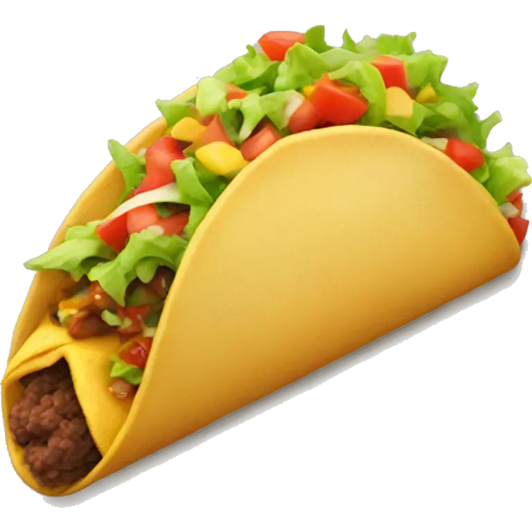 Eating a taco emoji