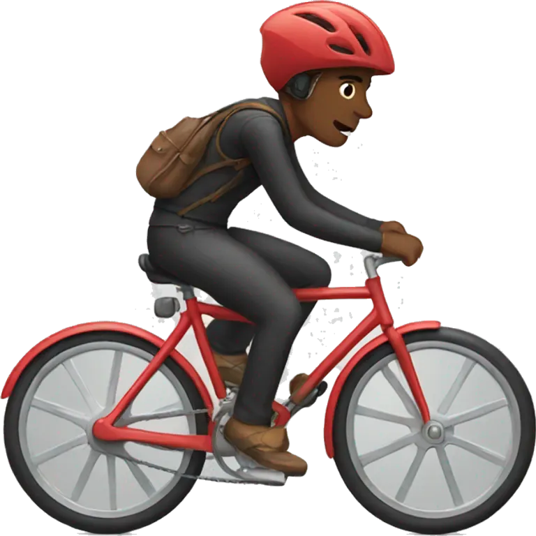 Riding a bike emoji