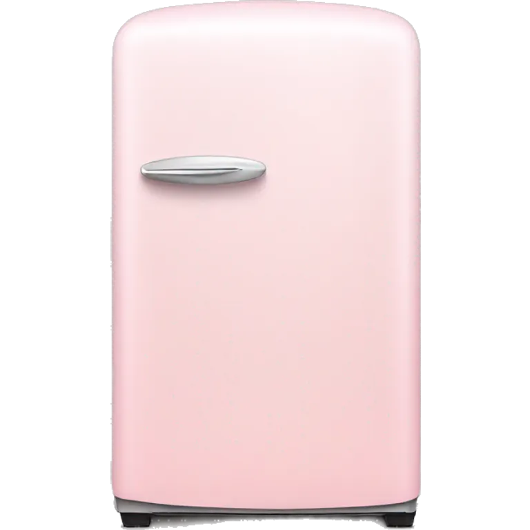 Light pink mini fridge emoji