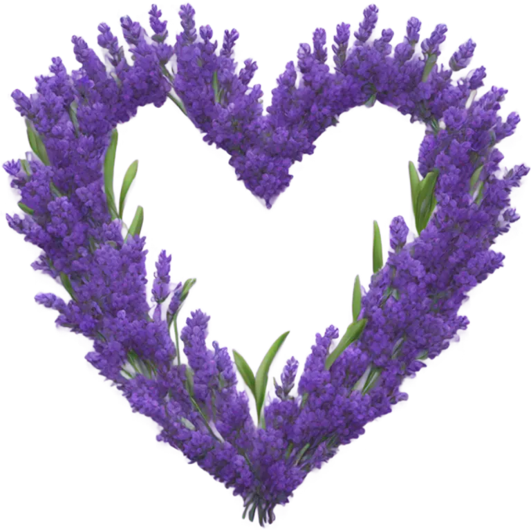 lavender heart emoji