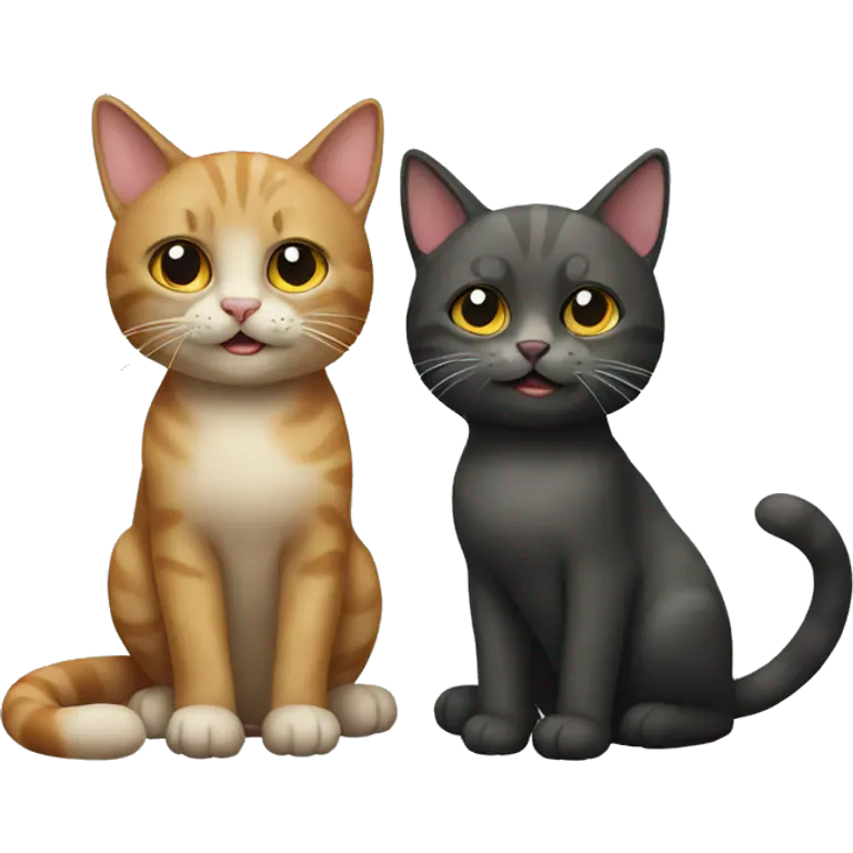 two cats emoji