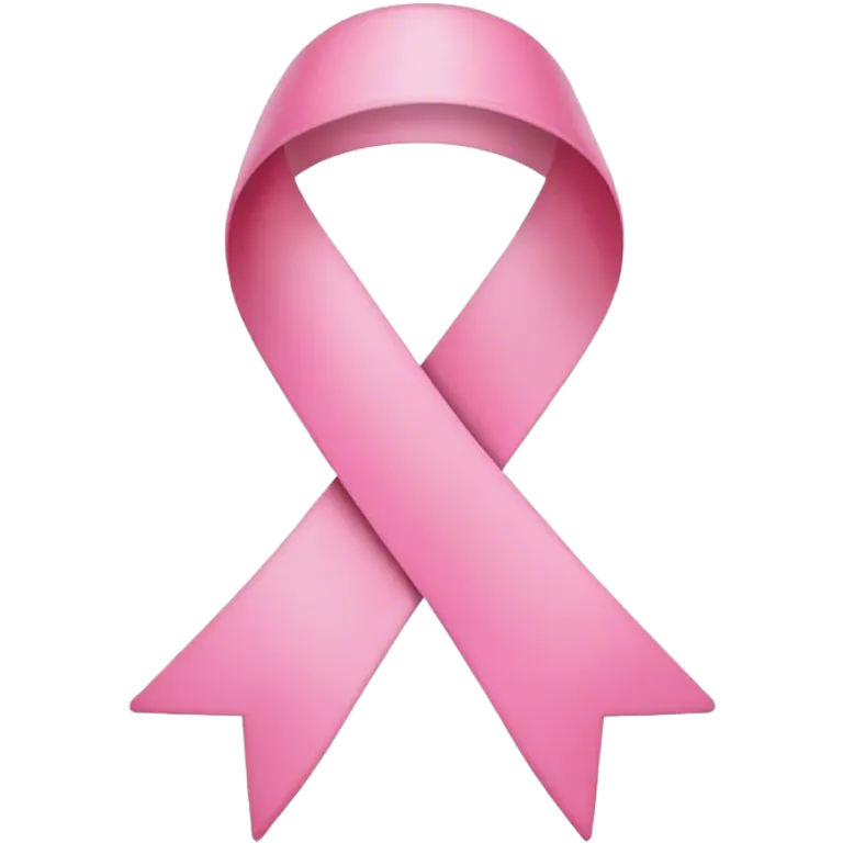 Pink ribbon emoji