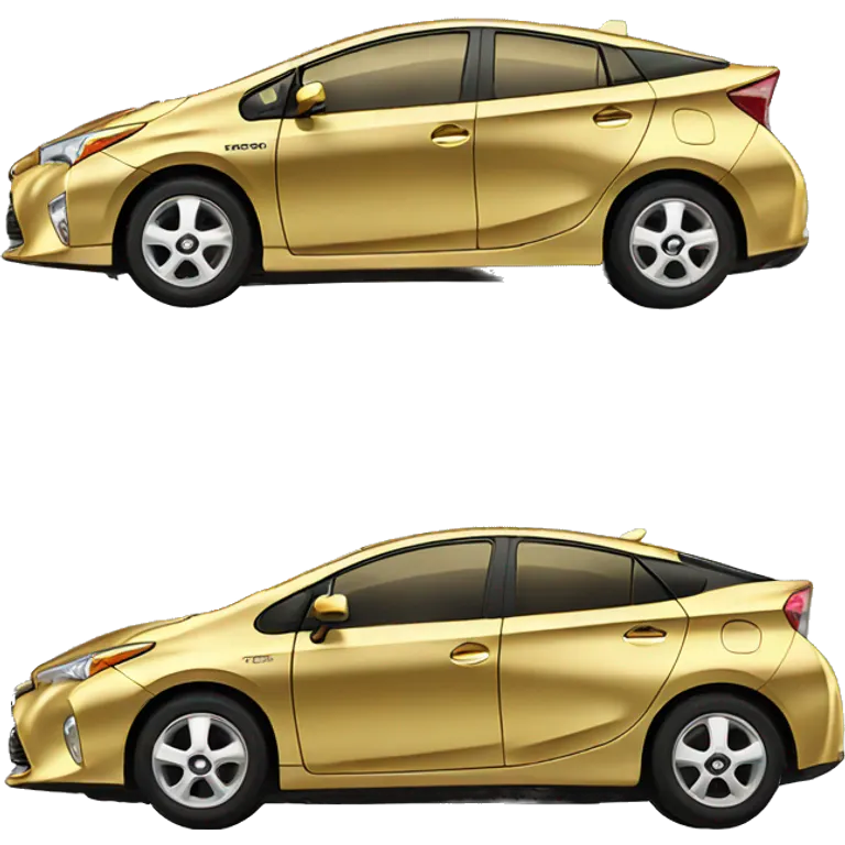 toyota Prius made of gold  emoji