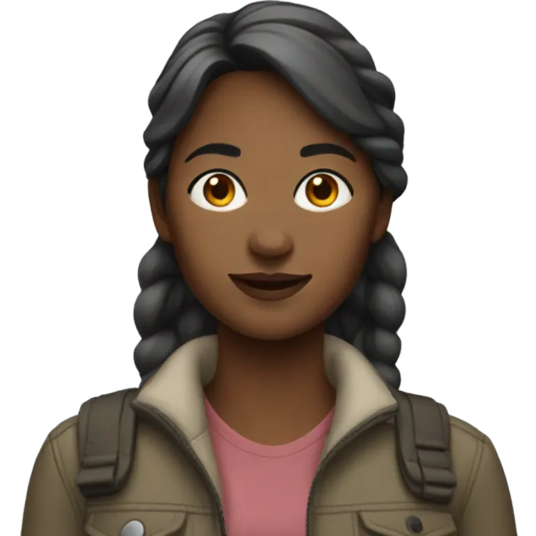 casual outdoor female portrait emoji