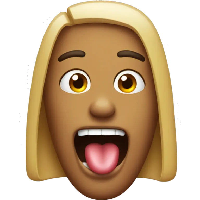 sticking out tongue emoji